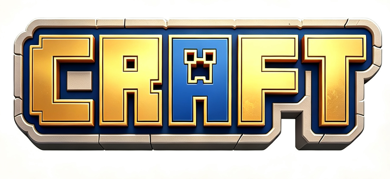 Arte voxel do universo SerranaCraft