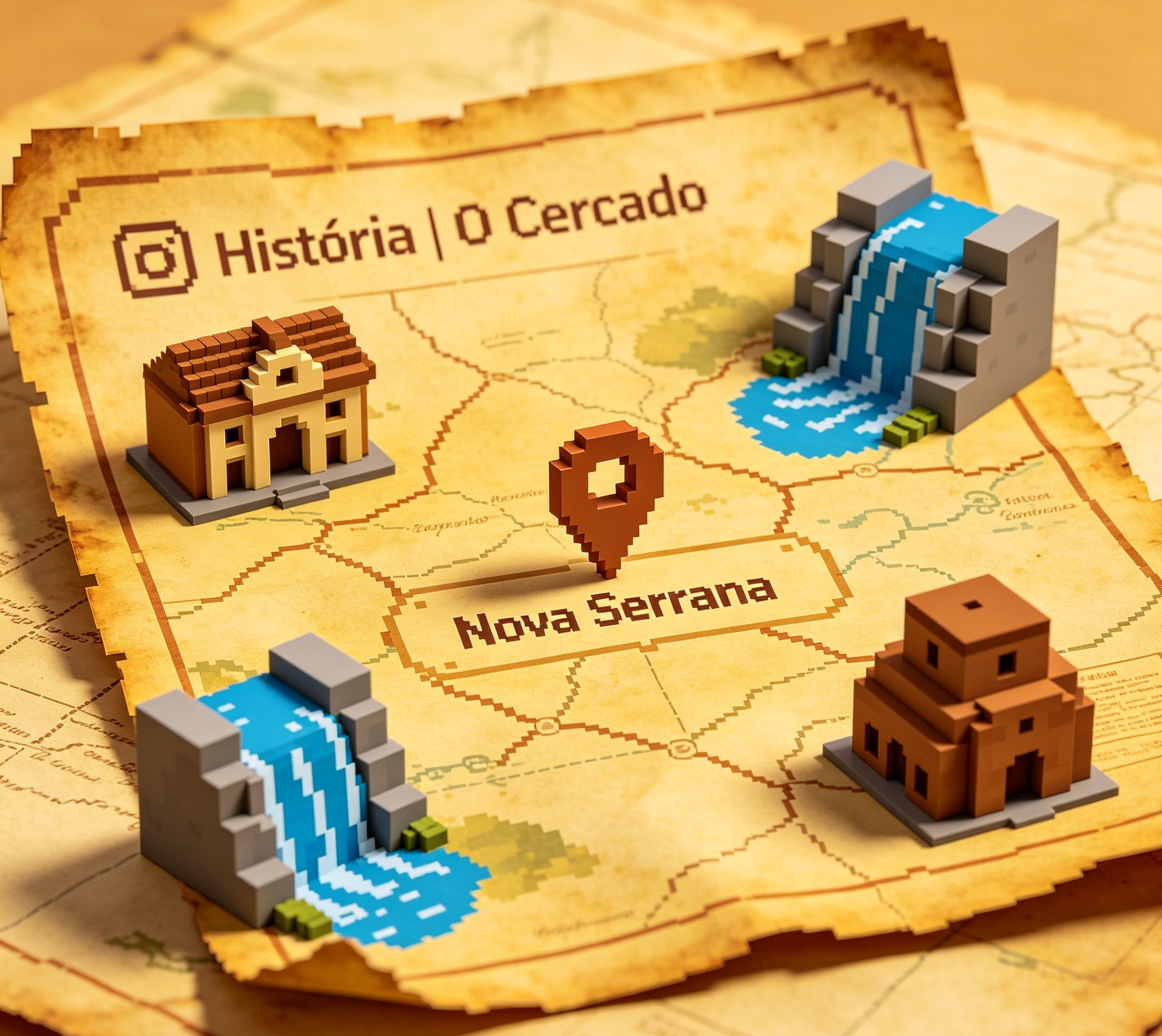 Mapeamento histórico em ambiente voxel